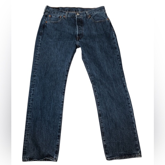 Levi’s Men’s 501 XX Blank Red Tab Button Fly Original Fit Denim Jeans - Picture 2 of 10